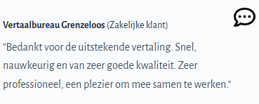 Recensie Vertaalbureau Grenzeloos Car